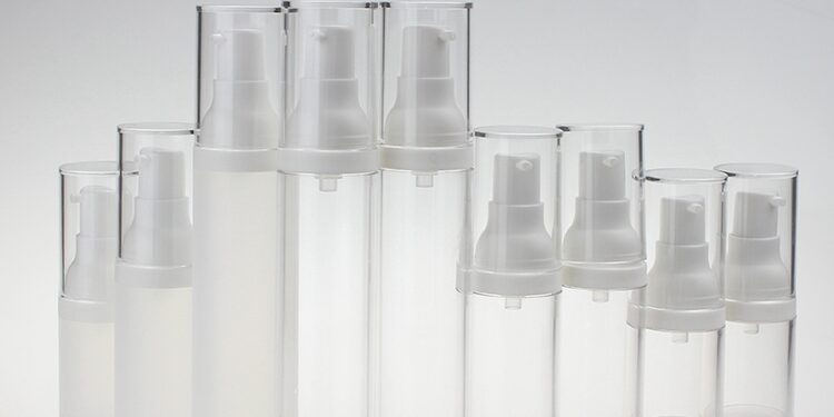 Airless Plastic CosAirless Plastic Cosmetic Container  bottlemetic Comtainer